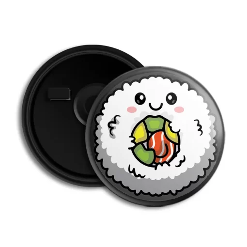 Sushi Kawaii Fridge Magnet Copy Dot Badges