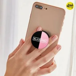 Alternative view of Black and Pink - K-pop - Dot Socket - Mobile Grip Holder