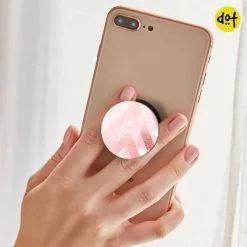 Alternative view of Geometric Marble - Dot Socket - Mobile Grip Holder