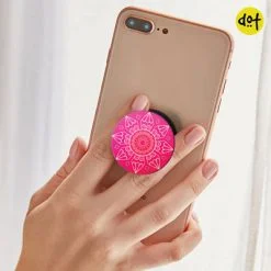 Alternative view of Agra Marble - Dot Socket - Mobile Grip Holder