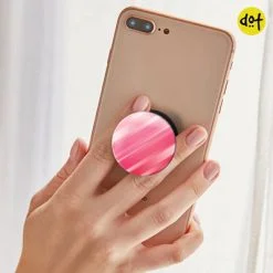 Alternative view of Lucious Red Marble - Dot Socket - Mobile Grip Holder