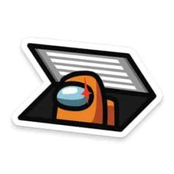 Among Us Vent - Laptop Sticker