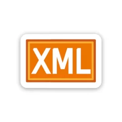 XML - Laptop Sticker