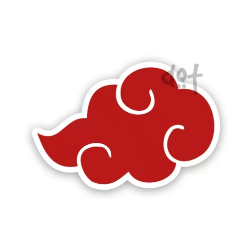 Akatsuki - Anime - Stickers - Dot Badges