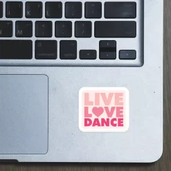 Alternative view of Live Love Dance - Laptop Sticker