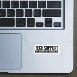 Alternative view of Tech Support - Laptop Sticker