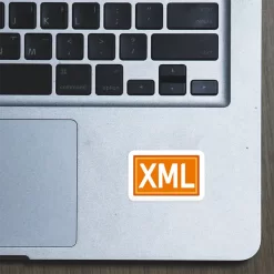 Alternative view of XML - Laptop Sticker