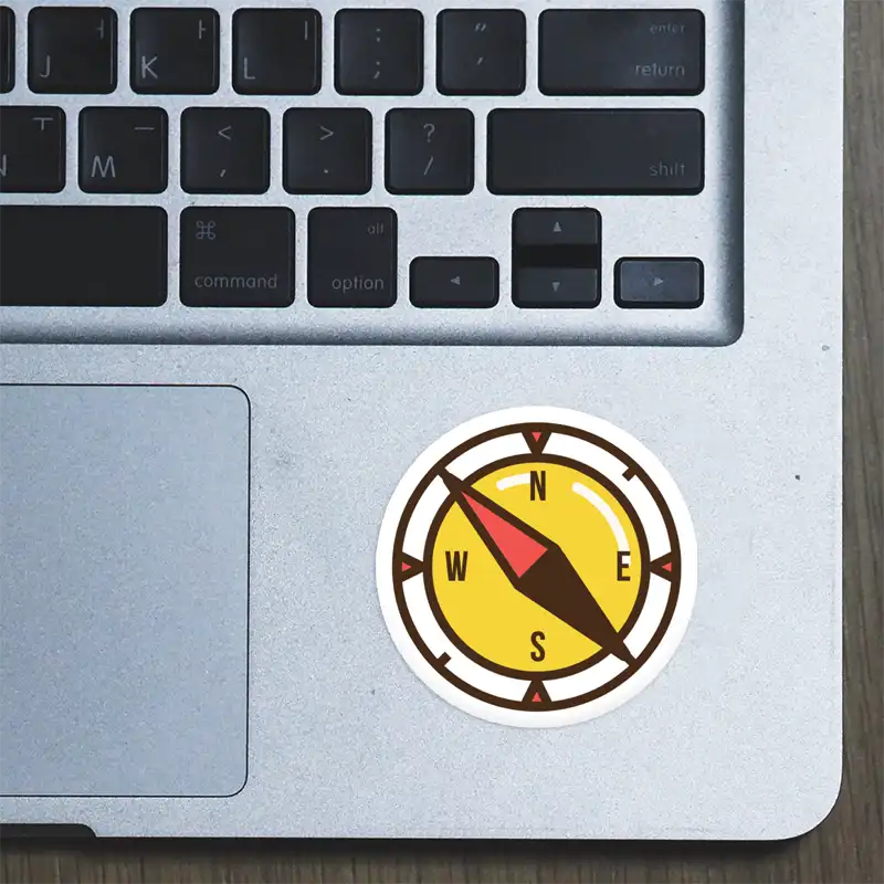 Compass Travel - Laptop Sticker - Image 2