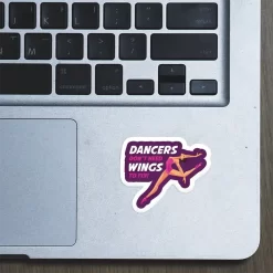 Alternative view of Dancers Don't Need Wings - Laptop Sticker