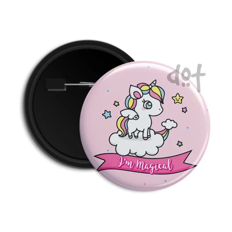 Pinback Button Badge 1.5" Details about   UNICORNS DON'T BELIEVE IN YOU EITHER 