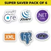 Programming Combo 4 - Pack of 6 Stickers