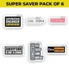 Coder Combo 5 - Pack of 6 Stickers