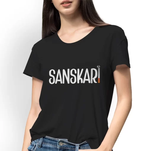 Sanskari T shirt Dot Badges