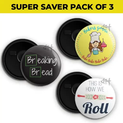 Fridge Magnet Combo 2 - Pack of 3