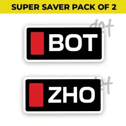 Valtteri Bottas and Guanyu Zhou Pack of 2 - Sticker