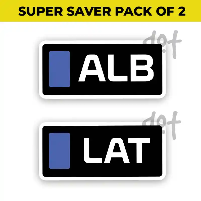 Alex Albon and Nicholas Latifi Pack of 2 - Sticker