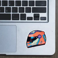 Alternative view of Daniel Ricciardo Helmet - Sticker