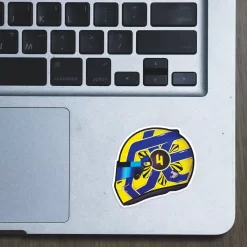 Alternative view of Lando Norris Helmet - Sticker