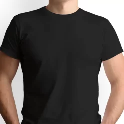 Basic Charcoal Black - Crew Neck - T-shirt