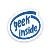 Geek Inside - Laptop Sticker