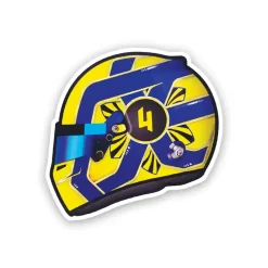 Lando Norris Helmet - Sticker