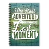 The Real Adventure is Getting Lost in the Moment - Diary - A5 Notebook
