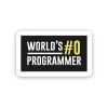 World's 1 Programmer - Sticker