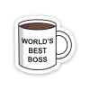 World's Best Boss - Laptop Sticker