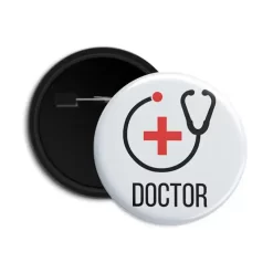 Doctor - Pin-back Button Badge