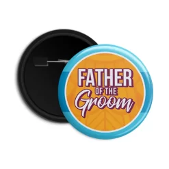 Father of The Groom - Wedding Button Badges