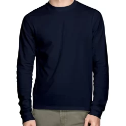 Basic Dark Navy  - Long Sleeve - T-shirt