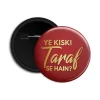Ye Kiski Taraf Se hai - Wedding Button Badges