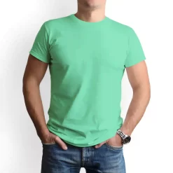 Alternative view of Basic Mint  - Crew Neck - T-shirt