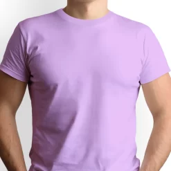 Basic Lilac  - Crew Neck - T-shirt
