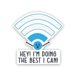 WiFi Annoyed - Laptop Sticker