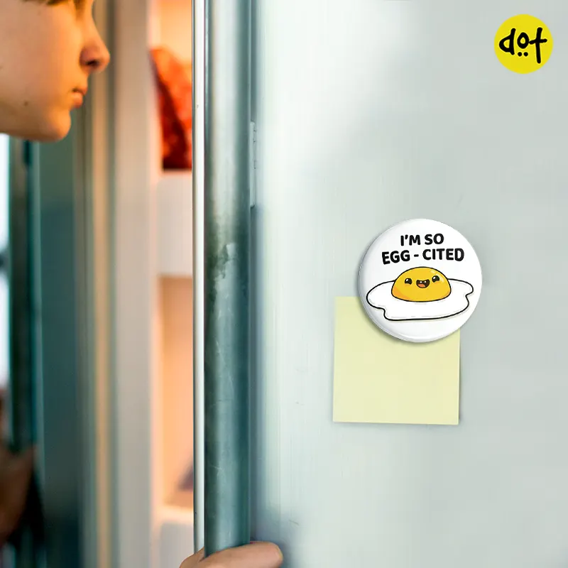 I'm So Egg-Cited - Fridge Magnet - Image 2