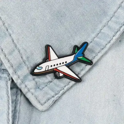 Aeroplane - Brooch Enamel Pin - Image 4