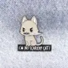 I'm Not Scaredy Cat - Brooch Enamel Pin