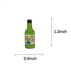 Soju - Brooch Enamel Pin - Image 3