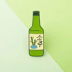 Alternative view of Soju - Brooch Enamel Pin