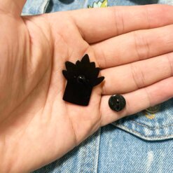 Alternative view of Plant Daddy - Brooch Enamel Pin