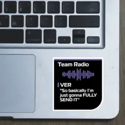 Alternative view of Team Radio  - Verstappen Send It
