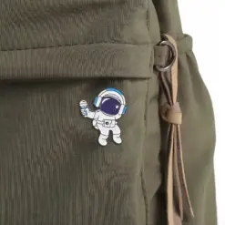 Alternative view of Spaceman Viber - Brooch Enamel Pin
