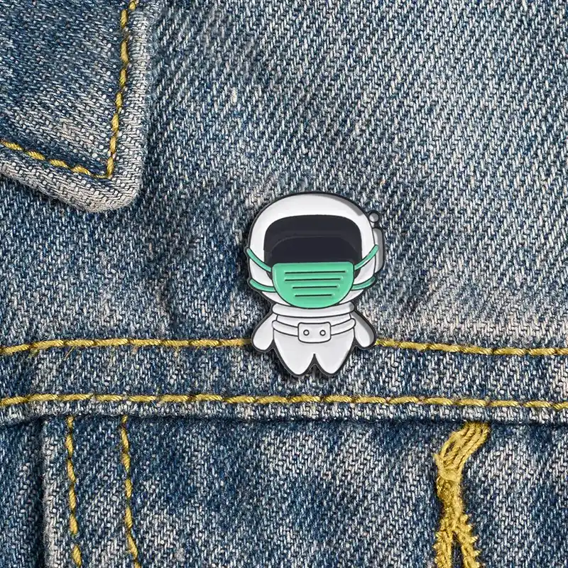 Spaceman Care - Brooch Enamel Pin