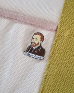 Alternative view of Gogh Away - Brooch Enamel Pin