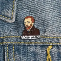 Gogh Away - Brooch Enamel Pin