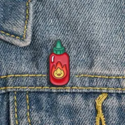 Hot Sauce - Brooch Enamel Pin