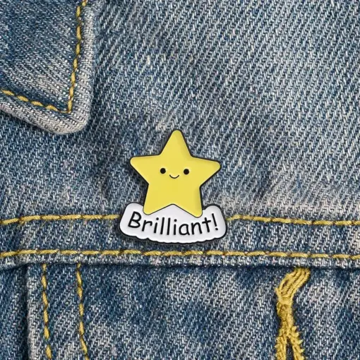 Brilliant Star - Brooch Enamel Pin
