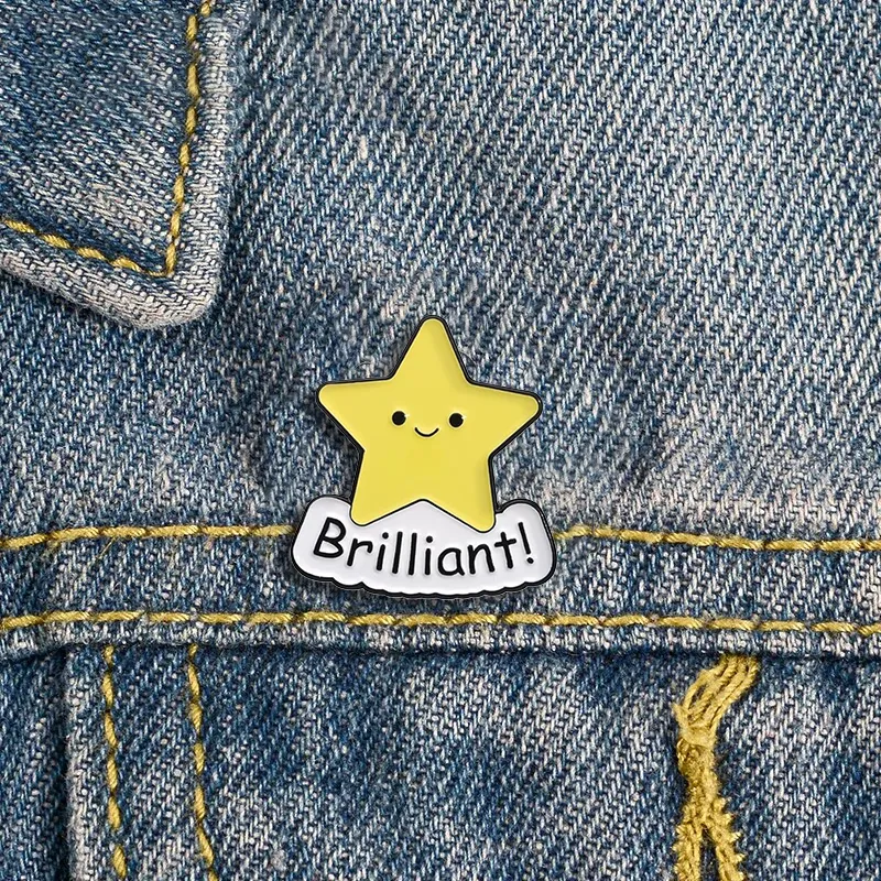 Brilliant Star - Brooch Enamel Pin