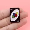Draw Four - Brooch Enamel Pin